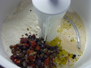 Dough before mixing